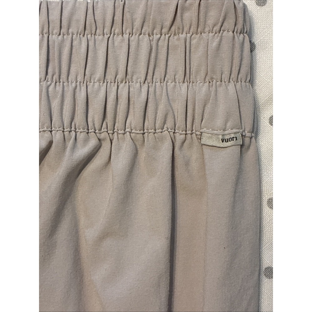 Vuori Villa Cargo Jogger XS High Rise Utility Pants Cream Lightweight Travel - Picture 6 of 9